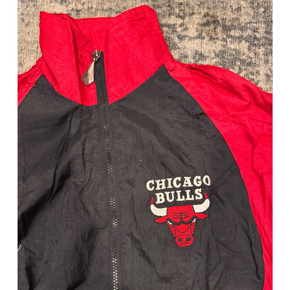 Vintage Chicago Bulls Windbreaker Jacket, Youth‎ Large (14-16) - Picture 4 of 4